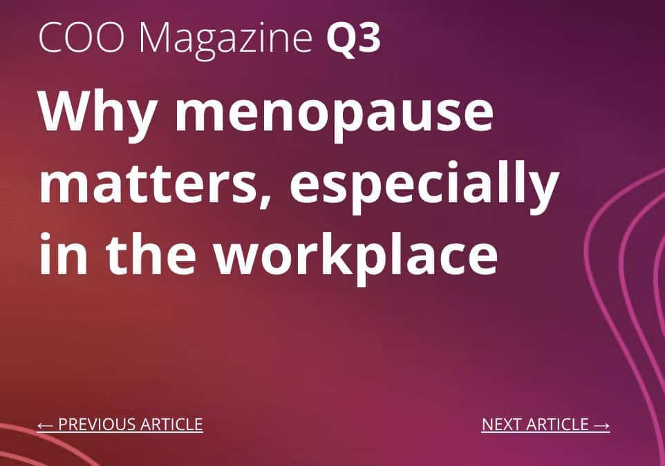 Menopause Matters Workplace