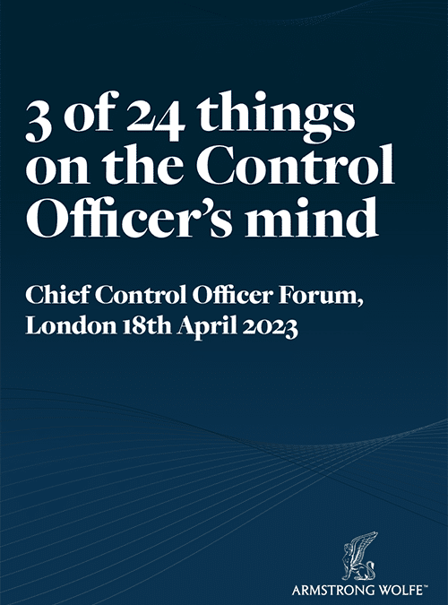 3 of 24 things on the Control Officer’s mind